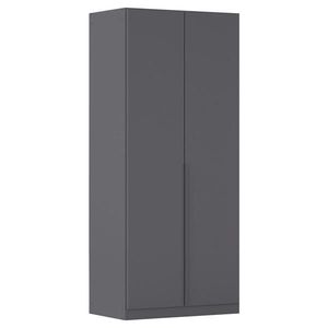 Rauch Möbel ŠATNÍ SKŘÍŇ S OTOČNÝMI DVEŘMI, šedá, 91/229/54 cm obraz