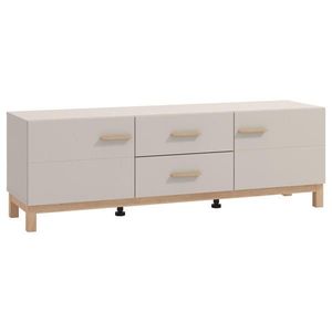 Hom`in KOMODA POD TELEVIZI, kašmírová, dub artisan, 154/50, 5/41, 5 cm obraz