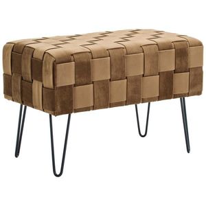 Xora TABURETOVÁ LAVICE, kov, textil, 72/49/42 cm obraz