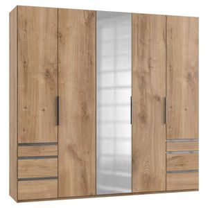 MID.YOU ŠATNÍ SKŘÍŇ S OTOČNÝMI DVEŘMI, barvy dubu, 250/236/58 cm obraz