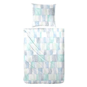 POVLEČENÍ, perkál, modrá, tmavě žlutá, 135/200 cm obraz