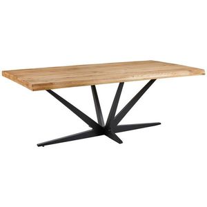 Linea Natura JÍDELNÍ STŮL, dub, černá, barvy dubu, 200/100/75 cm obraz