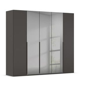 Rauch Möbel ŠATNÍ SKŘÍŇ S OTOČNÝMI DVEŘMI, barvy grafitu, šedá, 251/223/61 cm obraz