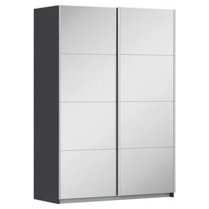 Rauch Möbel SKŘÍŇ S POSOUVACÍMI DVEŘMI, barvy grafitu, barvy stříbra, 136/197/61 cm obraz