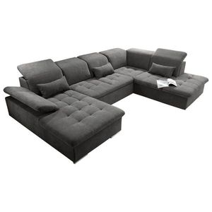 MID.YOU SEDACÍ SOUPRAVA, textil, tmavě šedá obraz