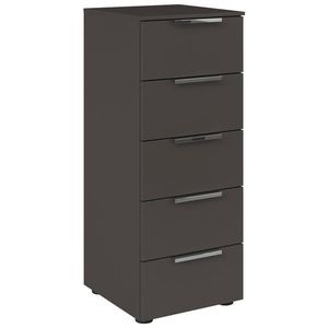 Rauch Möbel KOMODA, barvy grafitu, barvy chromu, 40/100/42 cm obraz