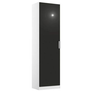 Rauch Möbel ŠATNÍ SKŘÍŇ S OTOČNÝMI DVEŘMI, šedá, bílá, 47/210/54 cm obraz