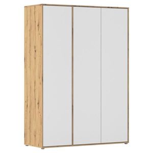 Rauch Möbel ŠATNÍ SKŘÍŇ S OTOČNÝMI DVEŘMI, bílá, dub artisan, 140/194/53 cm obraz