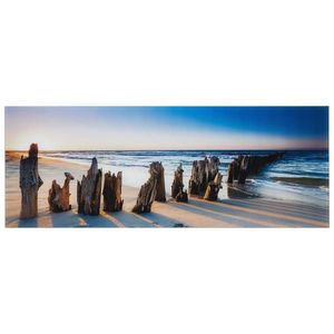 Euroart OBRAZ NA SKLE, pláž a moře, 30/80/1, 40 cm obraz