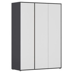 Rauch Möbel ŠATNÍ SKŘÍŇ S OTOČNÝMI DVEŘMI, šedá, bílá, 140/194/53 cm obraz