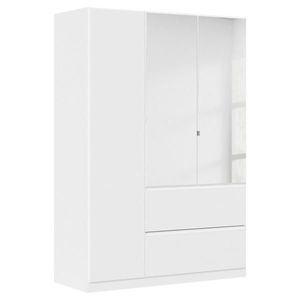 Rauch Möbel ŠATNÍ SKŘÍŇ S OTOČNÝMI DVEŘMI, bílá, 136/197/54 cm obraz