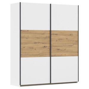 Rauch Möbel SKŘÍŇ S POSOUVACÍMI DVEŘMI, bílá, dub artisan, 175/210/59 cm obraz