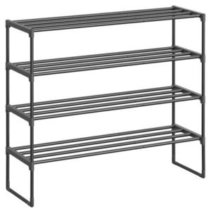 REGÁL NA BOTY, černá, 92/74/30 cm obraz