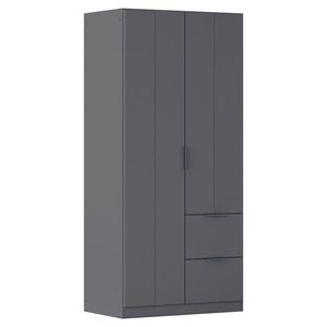 Rauch Möbel ŠATNÍ SKŘÍŇ S OTOČNÝMI DVEŘMI, šedá, 91/197/54 cm obraz