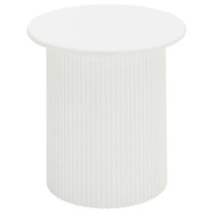 Xora ODKLÁDACÍ STOLEK, bílá, kompozitní dřevo, 40/40/41 cm obraz