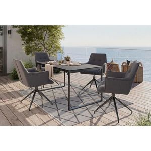 Ambia Garden ZAHRADNÍ ŽIDLE, kov, textil obraz