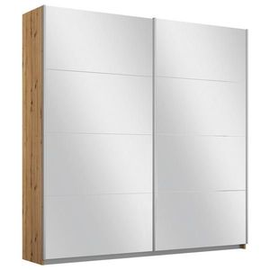 Rauch Möbel SKŘÍŇ S POSOUVACÍMI DVEŘMI, barvy stříbra, dub artisan, 181/197/61 cm obraz