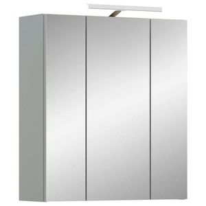 MID.YOU ZRCADLOVÁ SKŘÍŇKA, barvy dubu, barvy dubu, světle zelená, 60/68/19 cm obraz