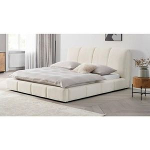 Livetastic ČALOUNĚNÁ POSTEL, 180/200 cm, bílá obraz