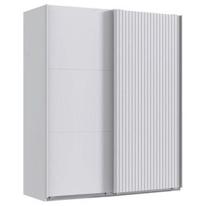 MID.YOU SKŘÍŇ S POSOUVACÍMI DVEŘMI, bílá, 200/216/65 cm obraz