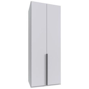 MID.YOU ŠATNÍ SKŘÍŇ S OTOČNÝMI DVEŘMI, bílá, 90/236/58 cm obraz