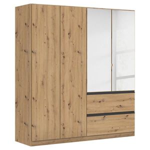 Rauch Möbel ŠATNÍ SKŘÍŇ S OTOČNÝMI DVEŘMI, dub artisan, 181/197/54 cm obraz