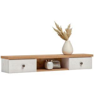 Landscape NÁSTAVEC NA TOALETNÍ STOLEK, bílá, barvy dubu, dub San Remo, 120/18, 5/20 cm obraz