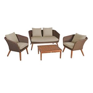 Gardenson ZAHRADNÍ SADA 4dílné, dřevo, kov, plast, textil obraz