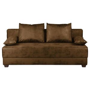 MID.YOU ROZKLÁDACÍ POHOVKA, textil, hnědá obraz