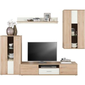 Ti'me OBÝVACÍ STĚNA, bílá, barvy dubu obraz