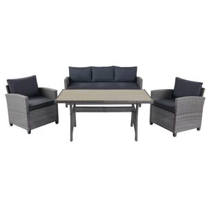 Luca Bessoni ZAHRADNÍ SEDACÍ SOUPRAVA kov, plast, textil obraz