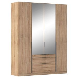 Rauch Möbel ŠATNÍ SKŘÍŇ S OTOČNÝMI DVEŘMI, Sonoma dub, 181/229/54 cm obraz