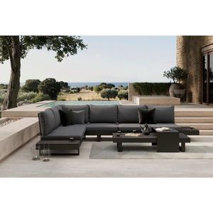 Ambia Garden TERASOVÁ SEDACÍ SOUPRAVA 4dílné, kov, plast, textil obraz