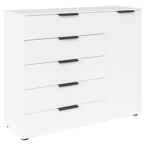 Rauch Möbel KOMODA, barvy grafitu, bílá, 120/100/42 cm obraz