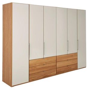 Dieter Knoll ŠATNÍ SKŘÍŇ S OTOČNÝMI DVEŘMI, dub, barvy dubu, šampaňská, 300/216/58 cm obraz