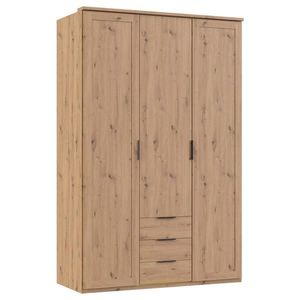 MID.YOU ŠATNÍ SKŘÍŇ S OTOČNÝMI DVEŘMI, dub artisan, 135/210/58 cm obraz