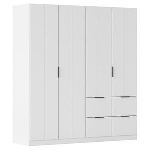 Rauch Möbel ŠATNÍ SKŘÍŇ S OTOČNÝMI DVEŘMI, bílá, 181/197/56 cm obraz