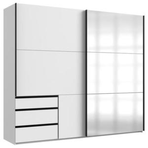 MID.YOU SKŘÍŇ S POSOUVACÍMI DVEŘMI, bílá, 250/216/65 cm obraz