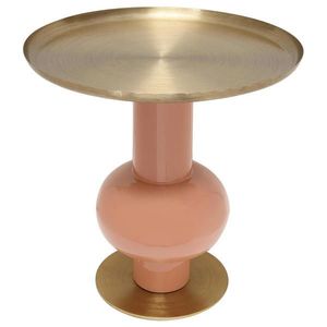 MID.YOU ODKLÁDACÍ STOLEK, oranžová, barvy zlata obraz