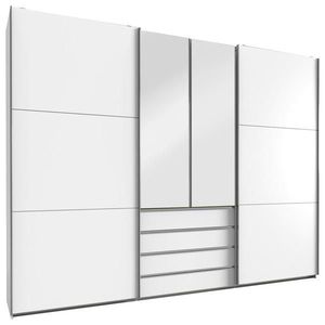 MID.YOU SKŘÍŇ S POSOUVACÍMI DVEŘMI, barvy stříbra, bílá, 300/236/65 cm obraz