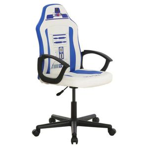 Star Wars HERNÍ ŽIDLE, vzhled kůže, modrá, bílá obraz