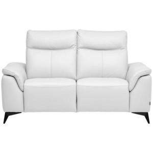 Belluti DVOUMÍSTNÁ POHOVKA, bílá, pravá kůže obraz