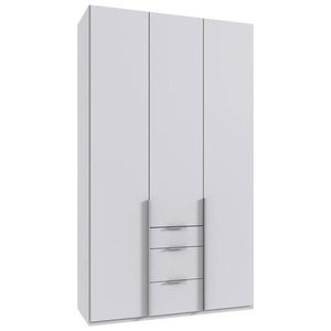 MID.YOU ŠATNÍ SKŘÍŇ S OTOČNÝMI DVEŘMI, bílá, 135/236/58 cm obraz
