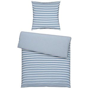 Bio: Vio OBOUSTRANNÉ POVLEČENÍ, žerzej, modrá, 135/200 cm obraz