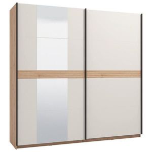 Xora SKŘÍŇ S POSOUVACÍMI DVEŘMI, kašmírová, dub artisan, 220/217/62 cm obraz