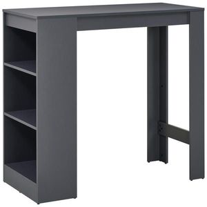 P & B BAROVÝ STŮL, tmavě šedá, 110/103/50 cm obraz