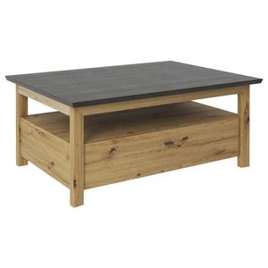 Hom`in KONFERENČNÍ STOLEK, tmavě šedá, dub artisan, kompozitní dřevo, 110/80/45 cm obraz