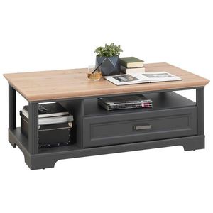 Hom`in KONFERENČNÍ STOLEK, barvy grafitu, dub artisan, kompozitní dřevo, 120/67/45 cm obraz