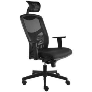 Novel KANCELÁŘSKÉ KŘESLO, síťovina, černá obraz