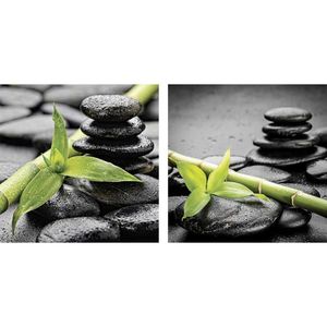 Euroart OBRAZ NA SKLE, zen, 20/40 cm obraz